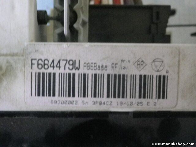 Heizungsbedienteil Citroen C2 C3 F664479W A86Base RF