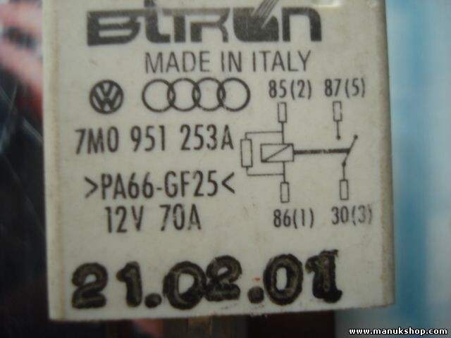 Relais Nebelscheinwerfer Volkswagen T4 7M0951253A 7M0 951 253 A 7MO951253A