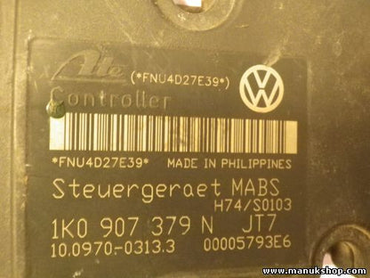 ABS Steuergerät VW Audi Seat Skoda 1K0907379N ATE 10097003133 00005793E6