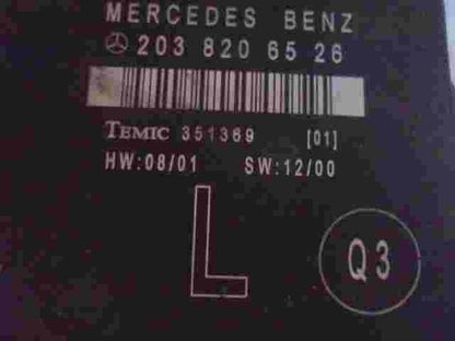 Türsteuergerät Mercedes C-Class W203 2038206526 Q3 TEMIC 351369 HW 08/01 SW12/00