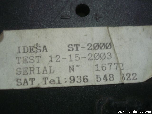 Alarm M3 IDESA 10033395 L1914 1003 P06 REV F11 ST-2000