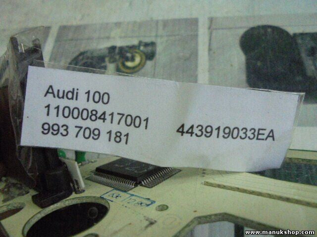 Diagramm des Tachometers  Audi 100 443919033EA 110008417001 110008417001