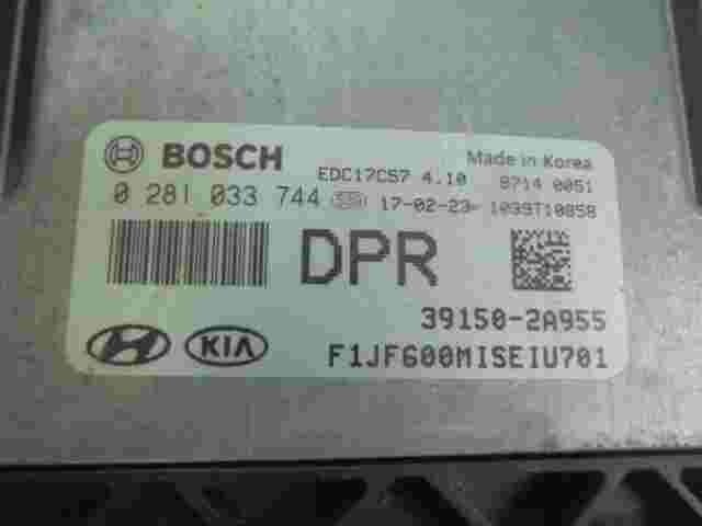 Motorsteuergerät Kia Optima DRP EDC17C57 4.10 391502A955 BOSCH 0281033744