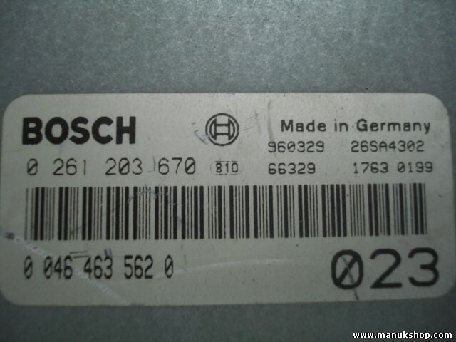 Steuergerät Lancia Kappa 00464635620 BOSCH 0261203670