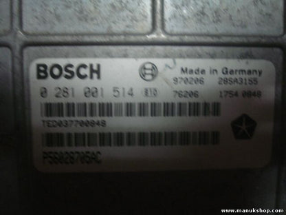 Motorsteuergerät Jeep Cherokee XJ 2,5l 28SA3155 P56028705AC BOSCH 0281001514