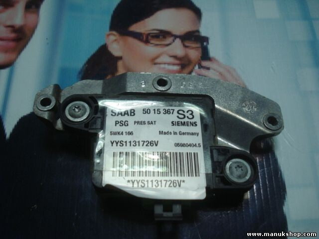 Airbagsensor Airbagsteuergerät Saab 5015367 S3 50 15 367 S3 5WK4166 05980404.4