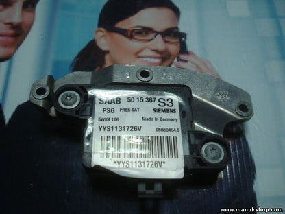 Airbagsensor Airbagsteuergerät Saab 5015367 S3 50 15 367 S3 5WK4166 05980404.4