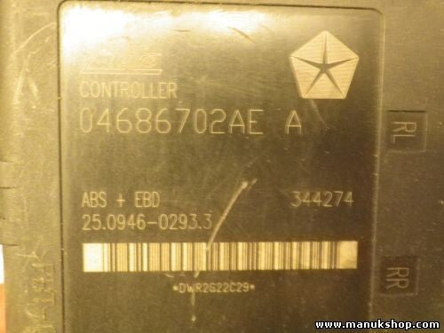 Steuergerät ABS Chrysler Voyager 04686702AE A 25094602933  25 0946 0293 3