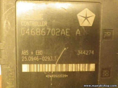 Steuergerät ABS Chrysler Voyager 04686702AE A 25094602933  25 0946 0293 3