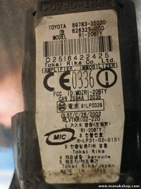 Schlüssel Lesespule Lexus GX470 Toyota Land Cruiser Prado (J12) 120 8978335030