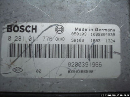 Motorsteuergerät Renault Scenic Megane 1.9 DCI 8200391966 8200386508 0281011776