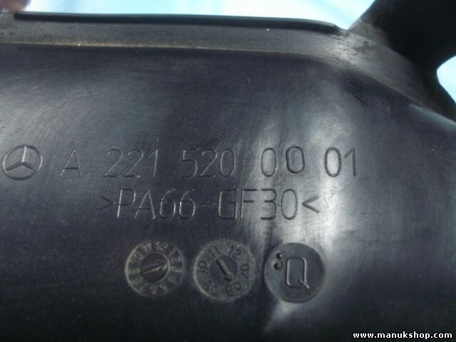 Ladeluftleitung Mercedes-Benz S-Klasse W221 320 A2215200001 A 221 520 00 01