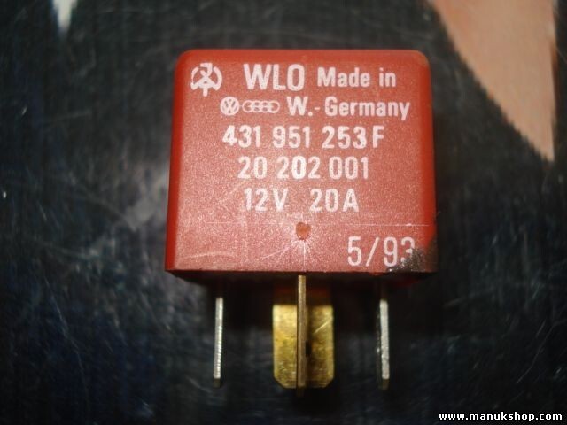Relais Nebelscheinwerfer Audi VW Volkswagen 80/100/A4/A6 431951253F 20202001
