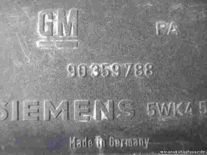 Steuergerät Zentralverriegelung Opel Astra 90359788 SIEMENS 5WK4551 5WK4 551