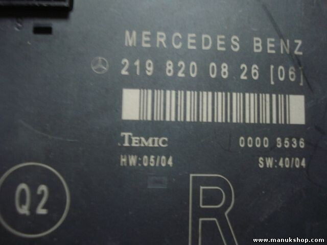 Komfortsteuergerät KSG Mercedes-Benz W219 Q2 2198200826 219 820 08 26 00008536