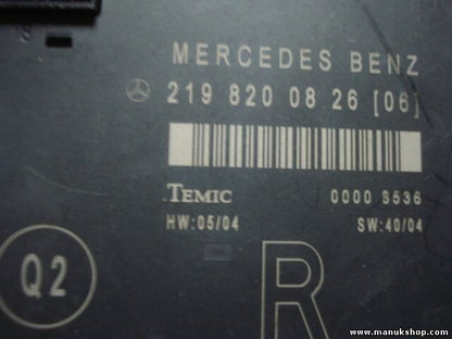 Komfortsteuergerät KSG Mercedes-Benz W219 Q2 2198200826 219 820 08 26 00008536