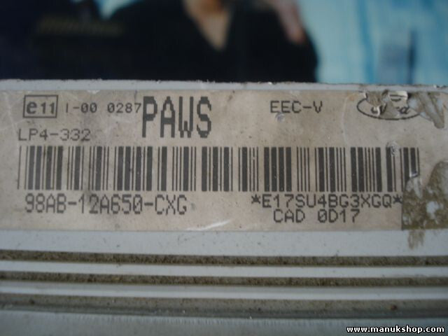 Motorsteuergerät Ford Focus 98AB-12A650-CXG 98AB12A650CXG VISTEON PAWS LP4332