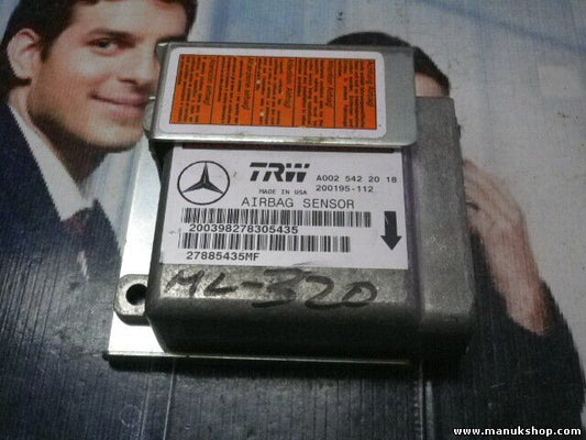Airbagsensor Airbagsteuergerät Mercedes-Benz A0025422018 200195112 27885435MF