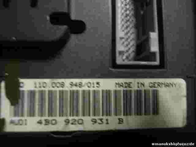 Kombiinstrument Tacho Audi A6 2,5TDI 4B0920931B 4BO920931B VDO 110008948015