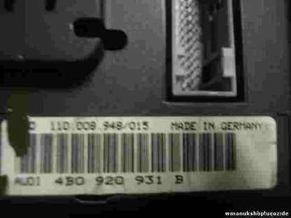 Kombiinstrument Tacho Audi A6 2,5TDI 4B0920931B 4BO920931B VDO 110008948015