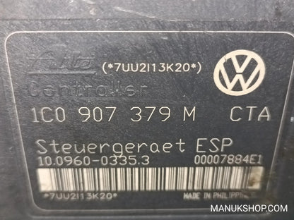 ABS Hydraulikblock VW Volkswagen 1C0907379M 1C0 907 379 M 10096003353 1J0614517J