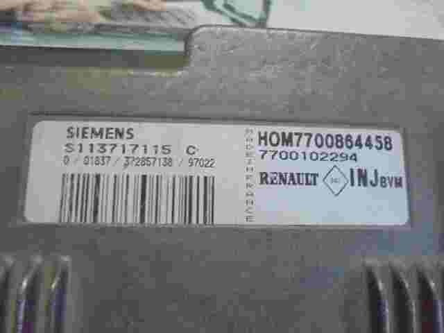 Motorsteuergerät Renault Laguna HOM7700864458 7700864458 7700102294 S113717115C