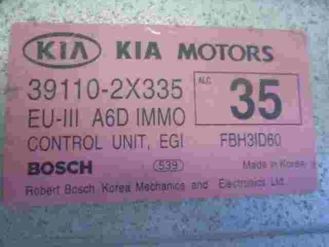 Motorsteuergerät Kia Spectra II Cerato Shuma II 391102X335 1039S03820 0261208504