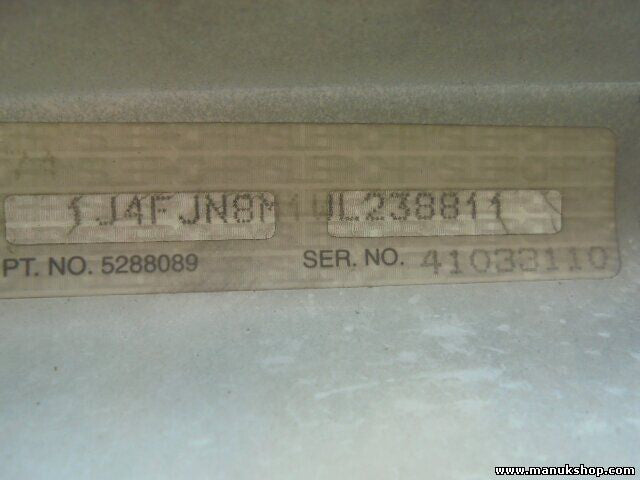 Motorhaube Jeep Cherokee XJ 2.5 4x4 2464 ccm, 90 KW, 122 PS 5288089 41033110