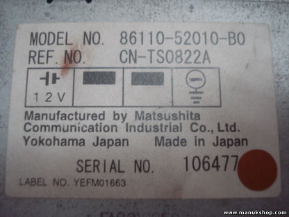 Schalter Radiobedienung Toyota Yaris 8611052010B0 86110-52010-B0 CN-TS0822A
