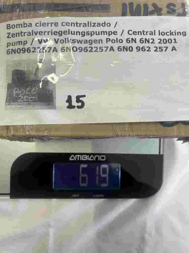 Zentralverriegelungspumpe VW Volkswagen Polo 6N 6N2 2001 6N0962257A 6NO962257A