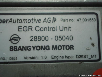 Motorsteuergerät Ssangyong Rexton 2880005040 28800-05040