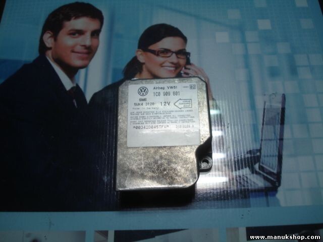 Airbagsensor Airbagsteuergerät VW Seat Skoda 1C0909601 INDEX 02 SIEMENS 5WK43120