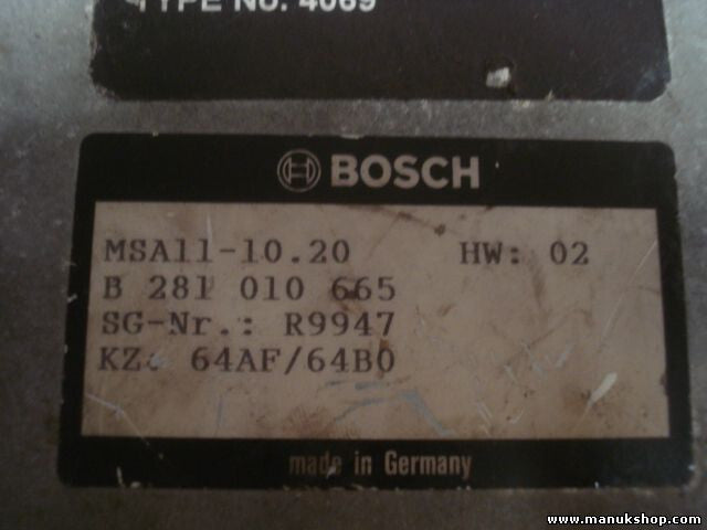 Motorsteuergerät Range Rover 2.5TDS MSB101290 BOSCH 0281001272 2245332 2 245 332
