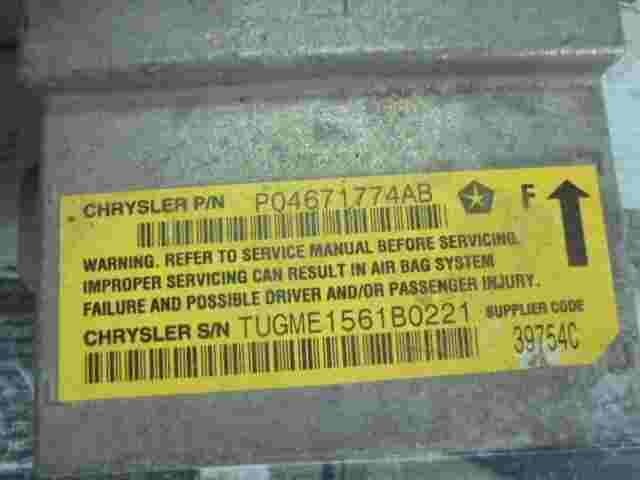Airbagsensor Airbagsteuergerät Chrysler Neon II P04671774AB 04671774AB 39754C