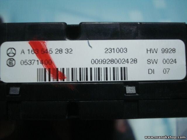 Steuergerät Wegfahrsperre Alarmmodul Mercedes W163 Daimler A1635459032 05371390