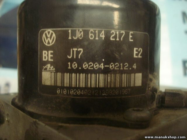 ABS Hydraulikblock VW Volkswagen Audi 1J0907379Q EDS 1J0614217E 10094903323