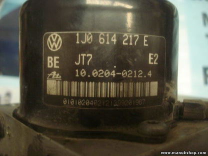 ABS Hydraulikblock VW Volkswagen Audi 1J0907379Q EDS 1J0614217E 10094903323