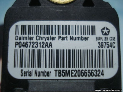 Airbagsensor Airbagsteuergerät Dodge Caliber (2006–2009) P04672312AA 04672312AA