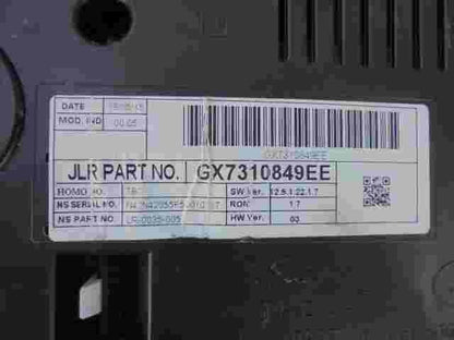Kombiinstrument Tacho Jaguar XE GX7310849EE LR0035005 N42N42055F50010357