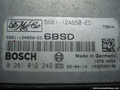 Motorsteuergerät Ford Fiesta 1.6 TDCI 5S6112A650ED 5S61-12A650-ED 0281012249