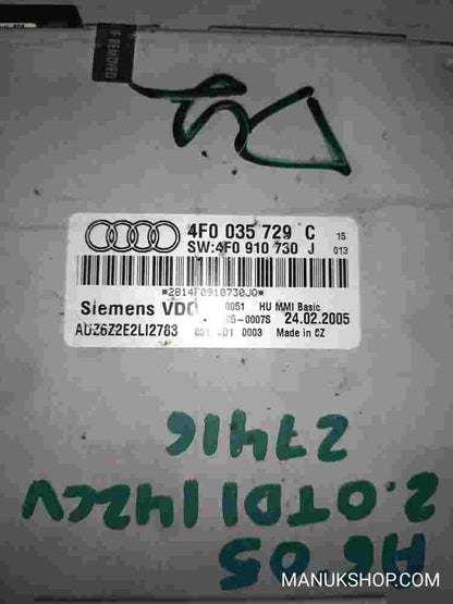 CD-Changer Audi A6 S6 C6 4F 4F0035729C 4F0910730J AUZ6Z2E2L12783 C5-0007S