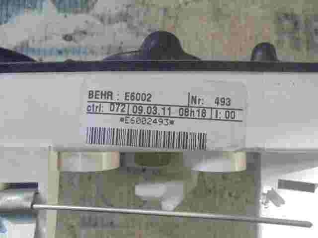 Heizungsbedienteil Renault Kangoo Nissan Kubistar BEHR E6002 Nr.493 C5568 79824