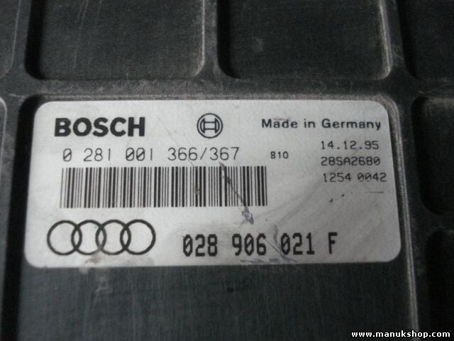 Motorsteuergerät Audi A4 028906021F 28SA2680 0 281 001 366/367 0281001367