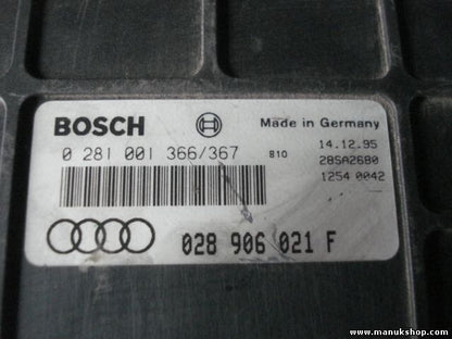 Motorsteuergerät Audi A4 028906021F 28SA2680 0 281 001 366/367 0281001367