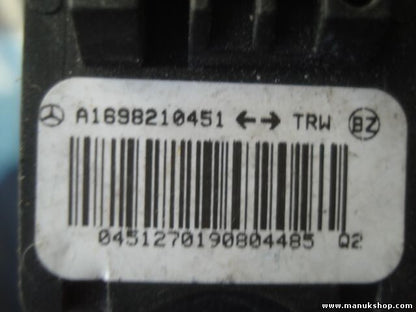 Airbagsensor Airbagsteuergerät Mercedes-Benz W169 A-B Klasse W245 A1698210451