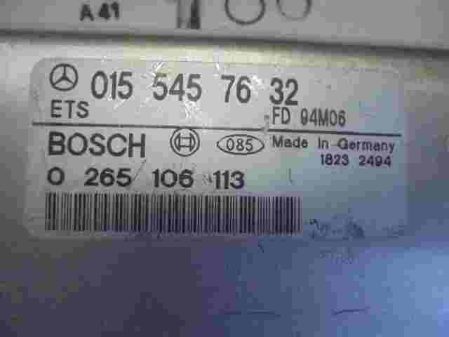 ETS ABS Steuergerät Mercedes-Benz W210 0155457632 FD94M06 BOSCH 0265106113