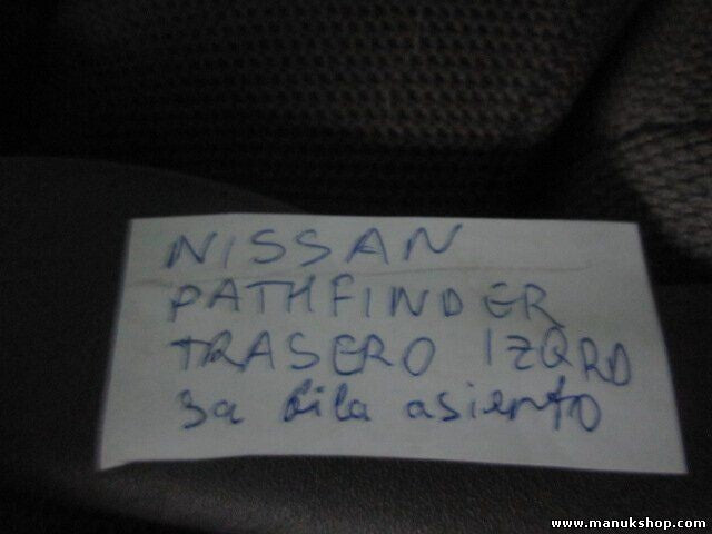 Rücksitzbank Sitz Rücksitz hinten links Bank left Nissan R51 2.5 dCi 4WD.