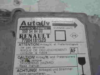 Airbagsensor Airbagsteuergerät Renault Megane (AF) 7700418152D 550548400