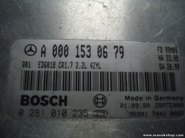Motorsteuergerät Mercedes Vito 638 Q01 ED6018 CR1.7 CR17 2.2L 4ZYL FD 99M09