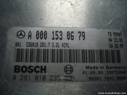 Motorsteuergerät Mercedes Vito 638 Q01 ED6018 CR1.7 CR17 2.2L 4ZYL FD 99M09